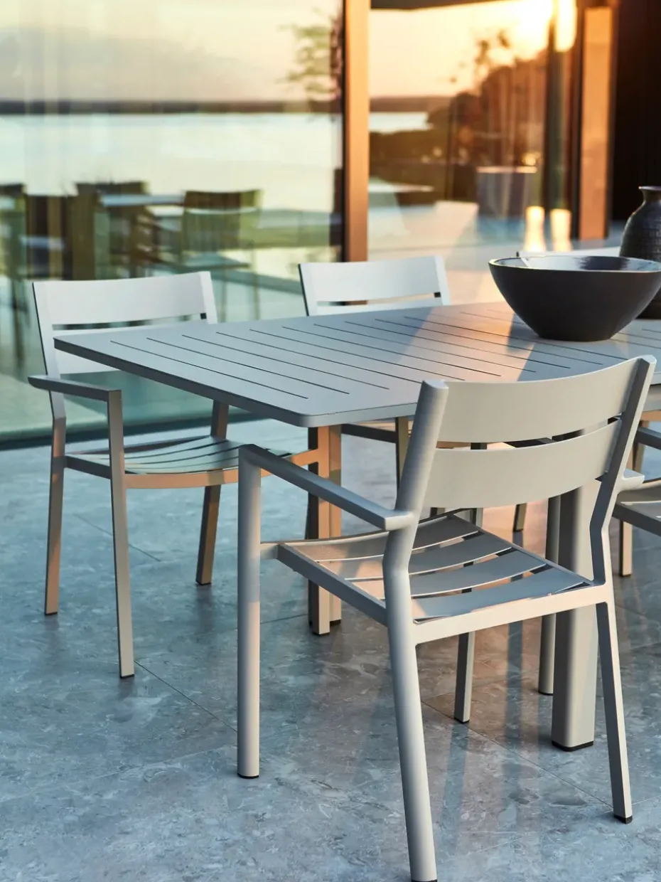 Silla con reposabrazos Delia, Anthracite