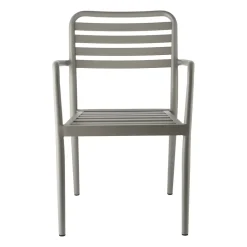 Silla con reposabrazos Messina, Taupe