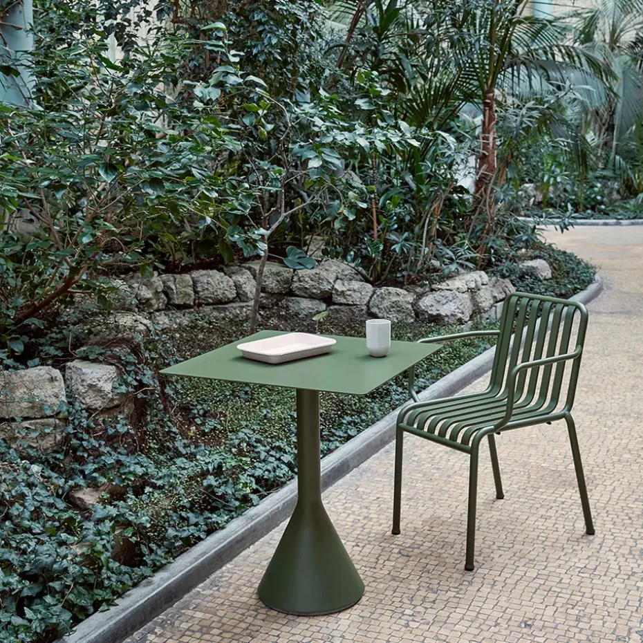 Silla con reposabrazos Palissade, Olive