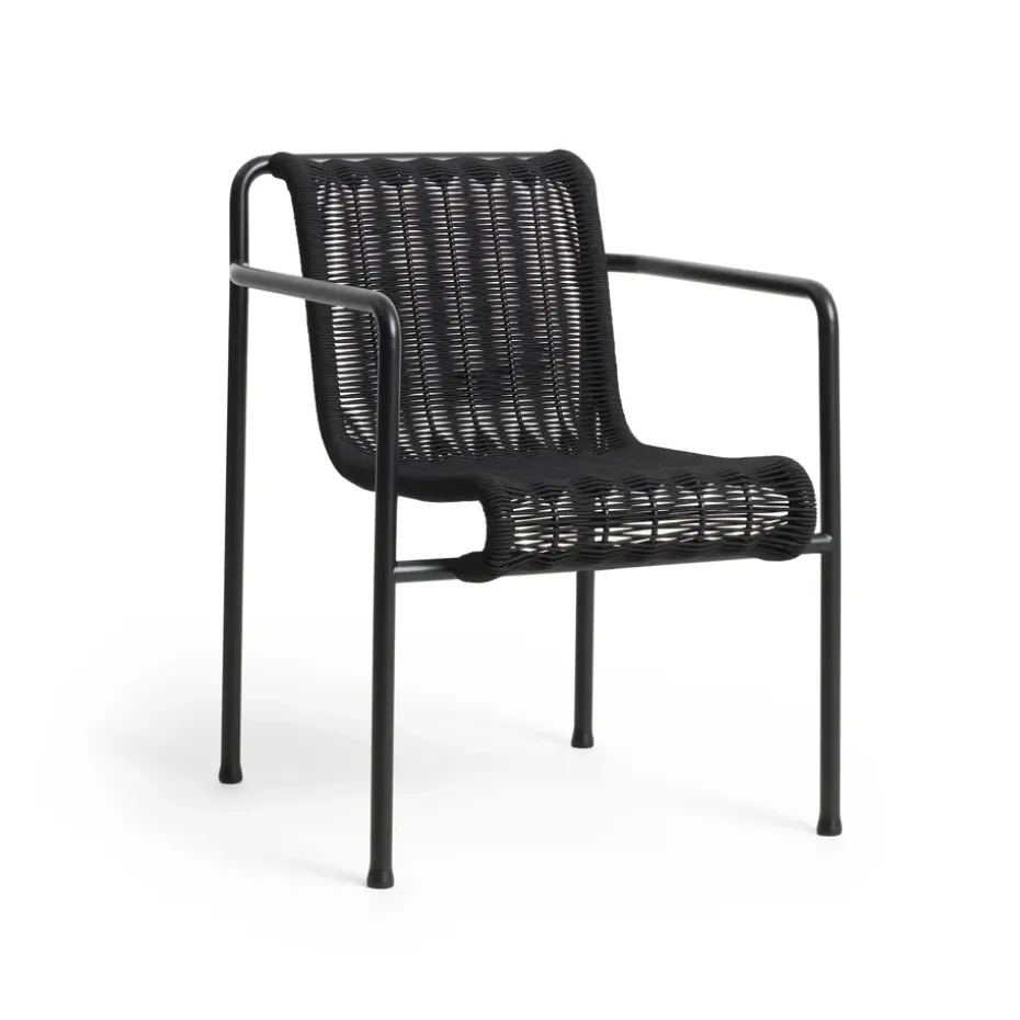 Silla con reposabrazos Palissade Cord Dining, Anthracite