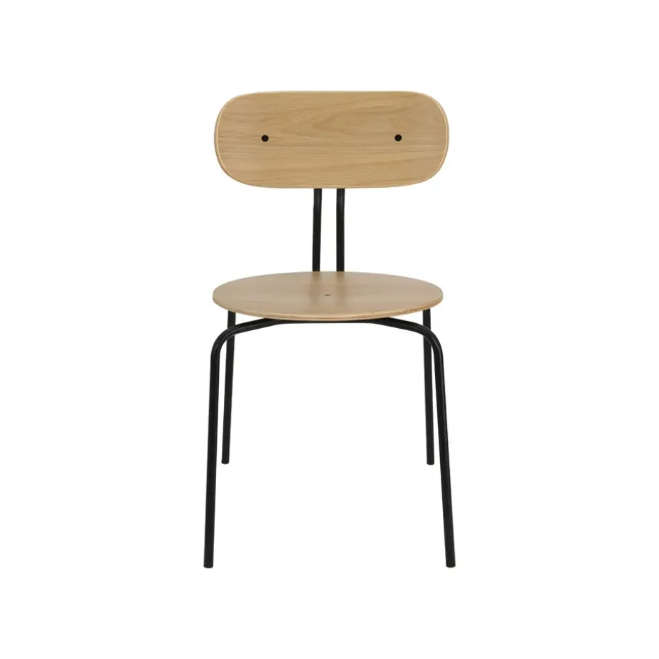Silla Curious, Oak-black legs