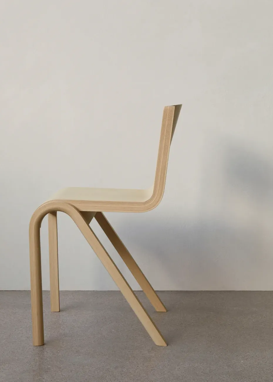 Silla de comedor Ready, Roble