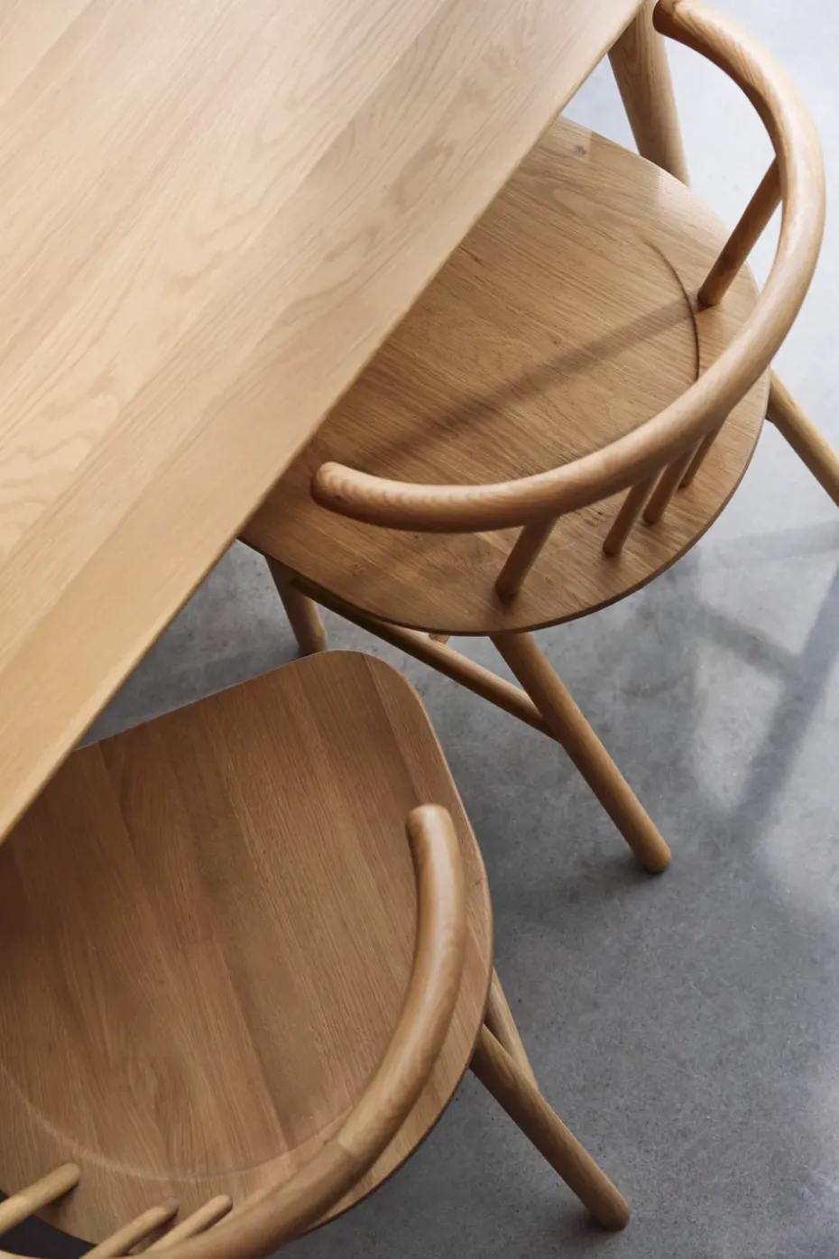 Silla de comedor VIOR, Roble lacado