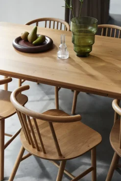Silla de comedor VIOR, Roble lacado