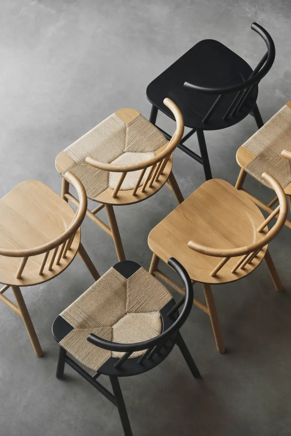 Silla de comedor VIOR, Roble lacado