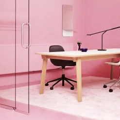Silla de oficina Form chair swivel 5W, Negro, aluminio, ruedas