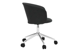 Silla de oficina Kendo Swivel con 5 ruedas, Graphite-polished aluminium