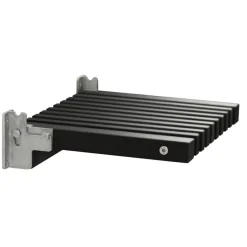 Silla de pared Cutter, roble lacado negro