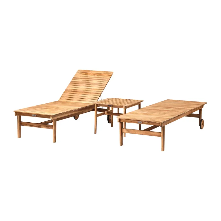 Silla de sol M8 Sammen, Teak-nature oiled
