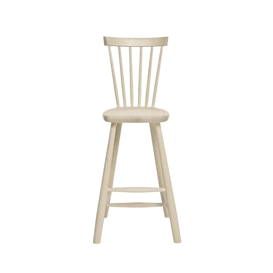 Silla infantil Lilla Åland alta, abedul claro lacado mate
