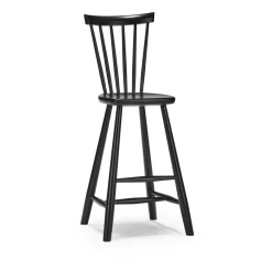 Silla infantil Lilla Åland abedul 52 cm, Negro