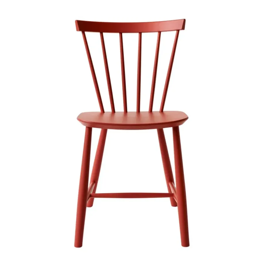 Silla J46, Beech red painted