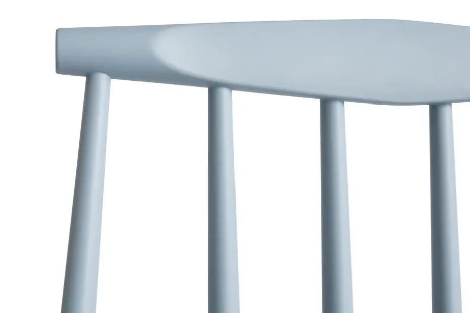Silla J77, Slate blue lacquered beech