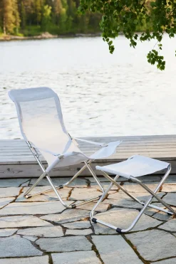 Silla para tomar el sol Fiesta, Blanco