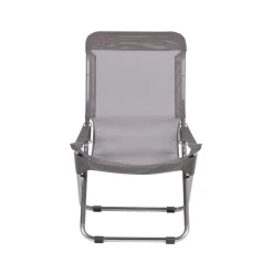 Silla para tomar el sol Fiesta, Tela continente, estructura de aluminio