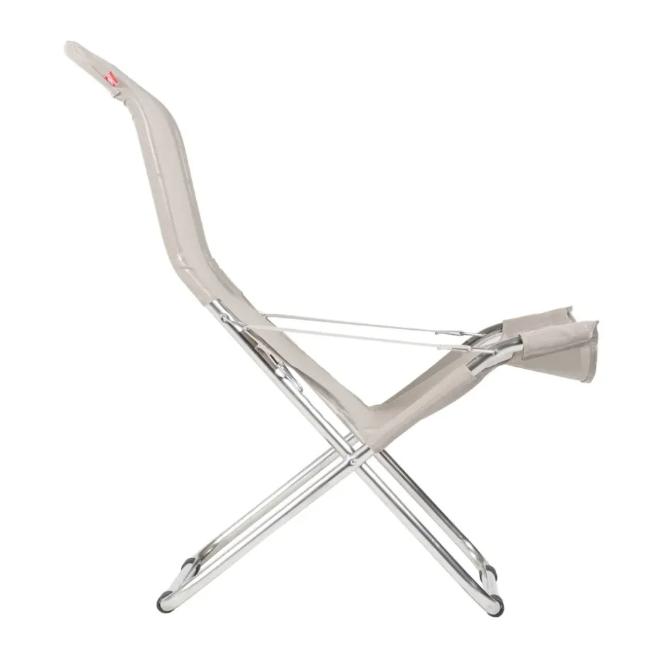Silla para tomar el sol Fiesta, Blanco-beige