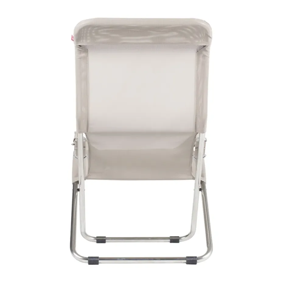 Silla para tomar el sol Fiesta, Blanco-beige