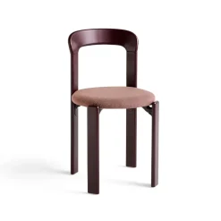 Silla Rey tapizada, Steelcut Trio 416 grape red