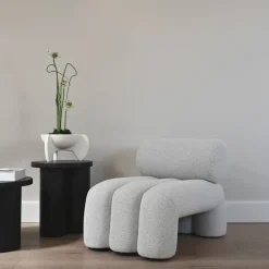Sillón Foku Chair, Bouclé
