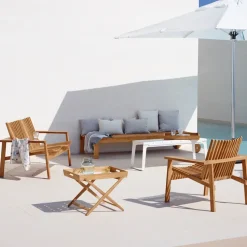 Sillón lounge Amaze, Teak