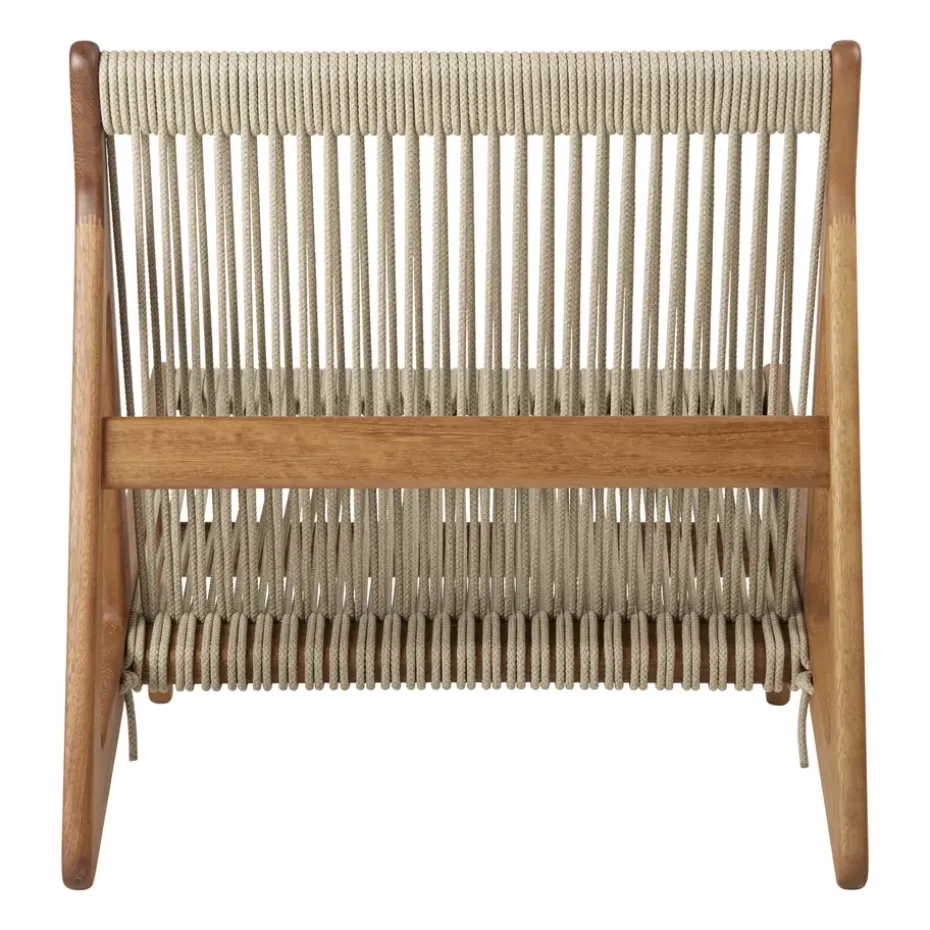 Sillón MR01 Initial outdoor lounge chair, Madera de iroko aceitada