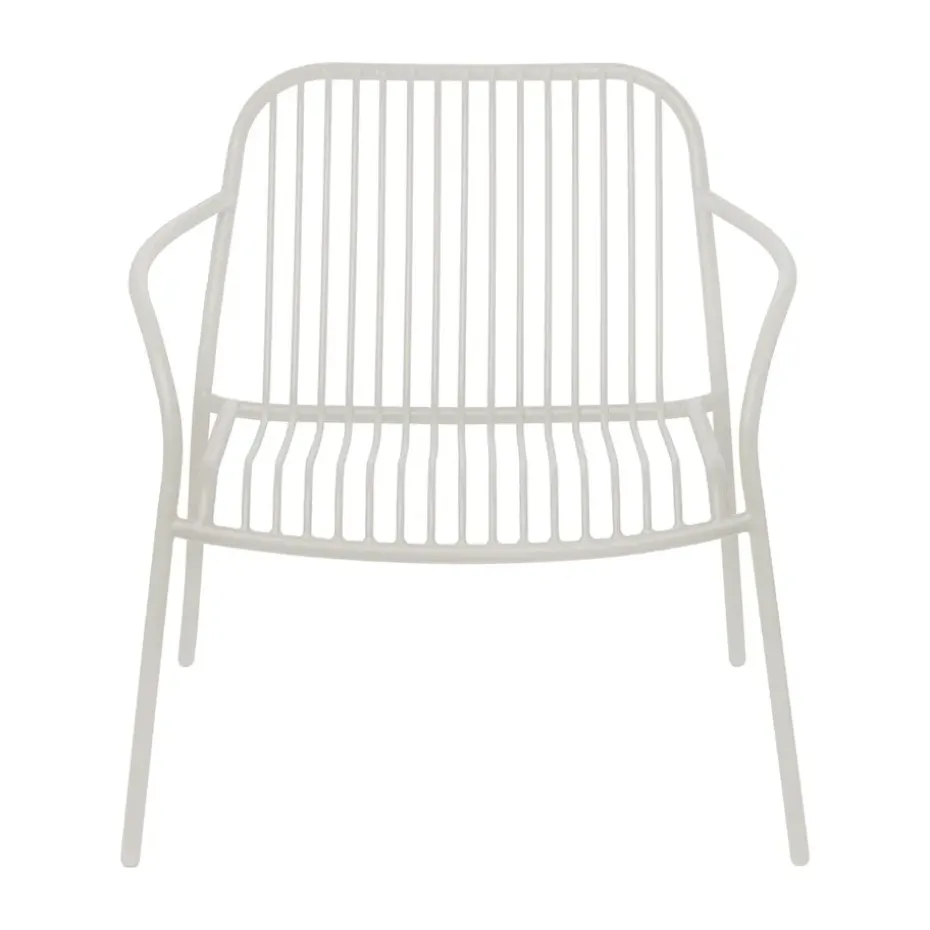 Sillón YUA WIRE lounge Chair, Silk grey