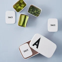 Snack Box Design Letters, blanco
