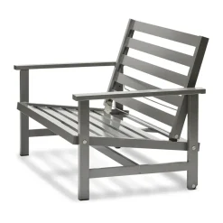 Sofá 08, Gris, 2 plazas