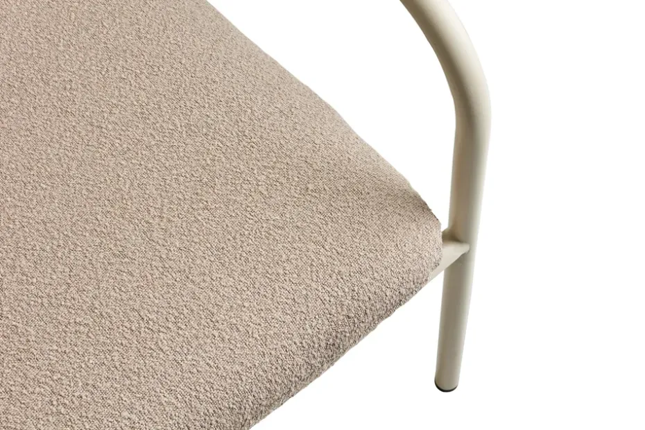 Sofá Bendt, Teddy beige-pearl white