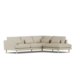 Sofá Bredhult, Bern Beige 0341-roble blanco aceitado, 3 plazas A1