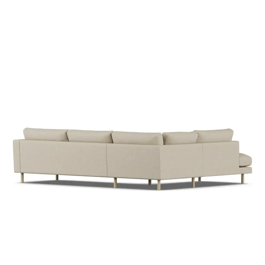 Sofá Bredhult, Bern Beige 0341-roble blanco aceitado, 3 plazas A2