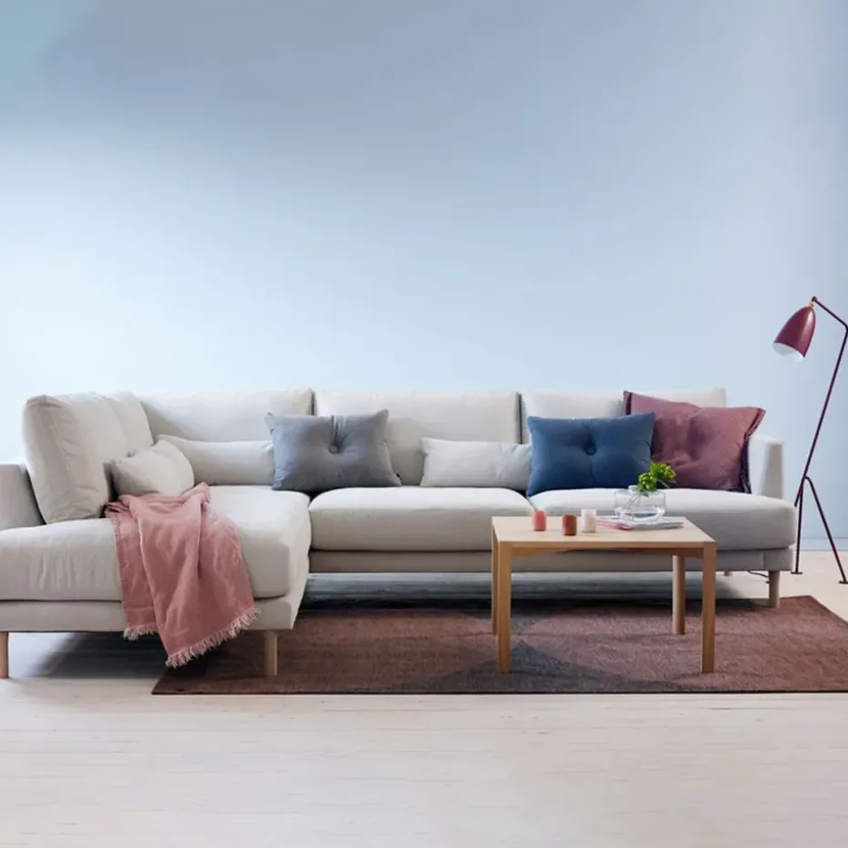 Sofá Bredhult, Bern Beige 0341-roble blanco aceitado, 3 plazas A2