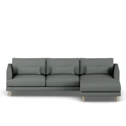 Sofá Bredhult, Caleido Grey 1240-roble blanco aceitado, 2,5 plazas C1