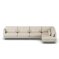 Sofá Bredhult, Same Beige 6670-roble blanco aceitado, 4 plazas B1