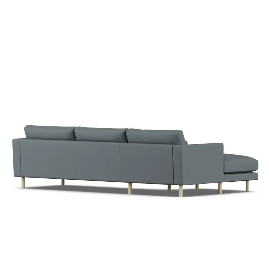 Sofá Bredhult, Same Blue 6678-roble blanco aceitado, 2,5 plazas C2
