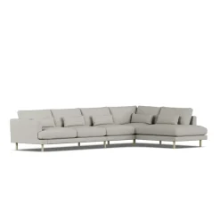Sofá Bredhult, Same Grey 6673-roble blanco aceitado, 4 plazas B1