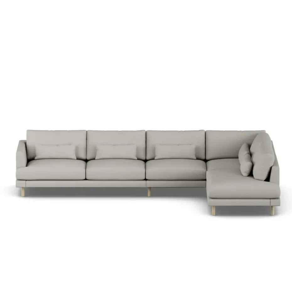 Sofá Bredhult, Same Grey 6673-roble blanco aceitado, 4 plazas B1