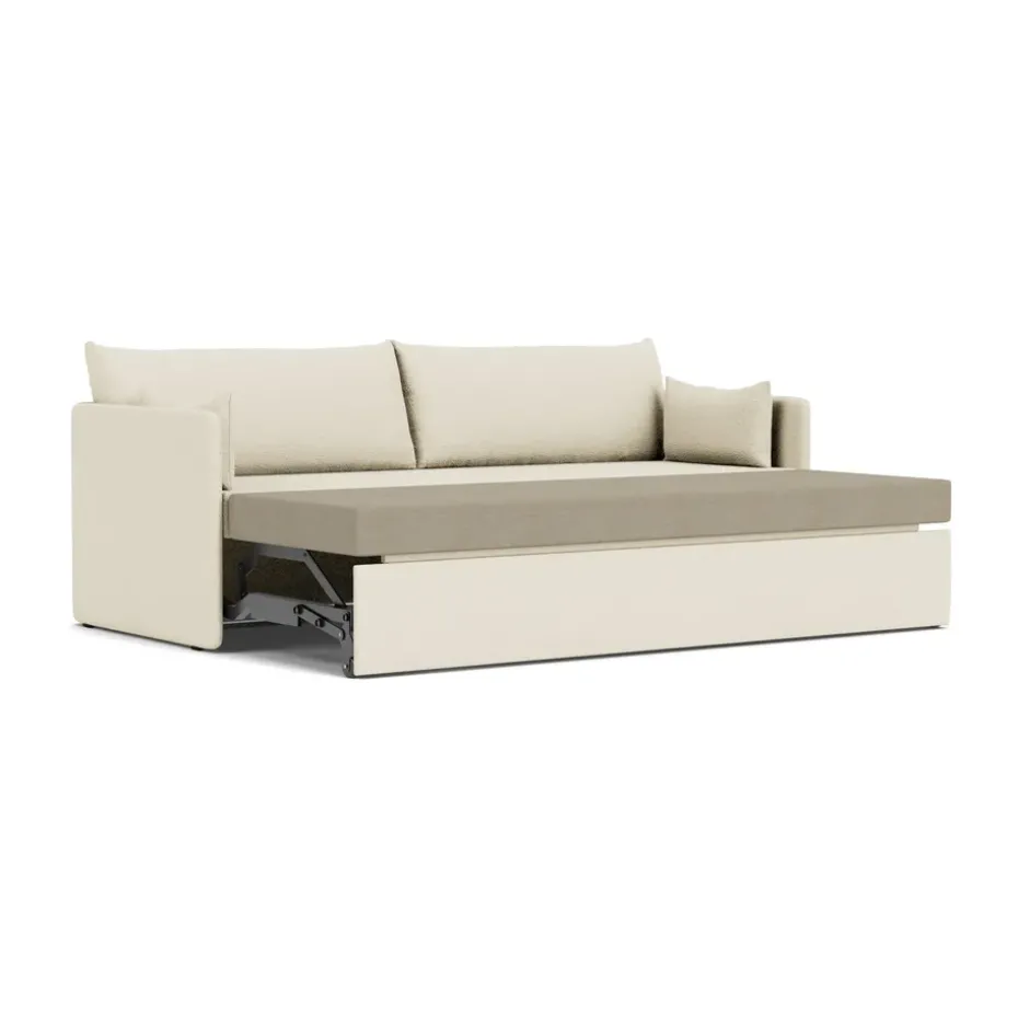 Sofá cama Offset 3 plazas, Baru 0200 White