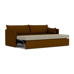 Sofá cama Offset 3 plazas, Baru 0450 Gold