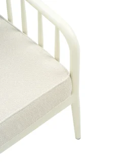 Sofá Coleville, Pearl white-dot beige, 3 plazas