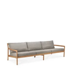 Sofá de 3 plazas Jack outdoor teak, Mocha
