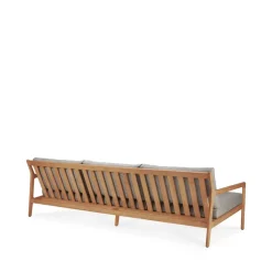 Sofá de 3 plazas Jack outdoor teak, Mocha