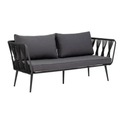 Sofá de 2,5 plazas Pavone, Black