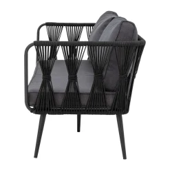Sofá de 2,5 plazas Pavone, Black