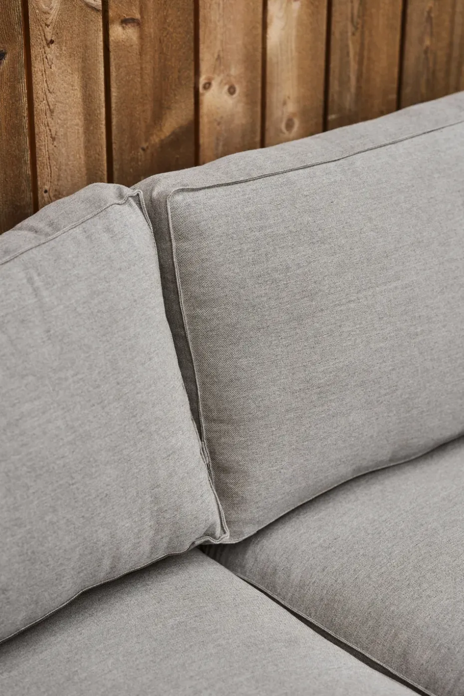 Sofá Diamond de 3 plazas soft rope, Cane-Line Natté taupe