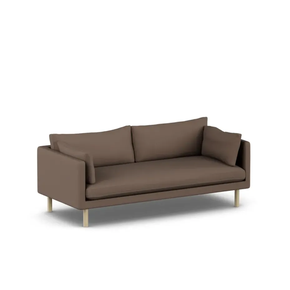 Sofá Linnevik, Jump Brown 1955 1955-roble blanco aceitado, 3 plazas