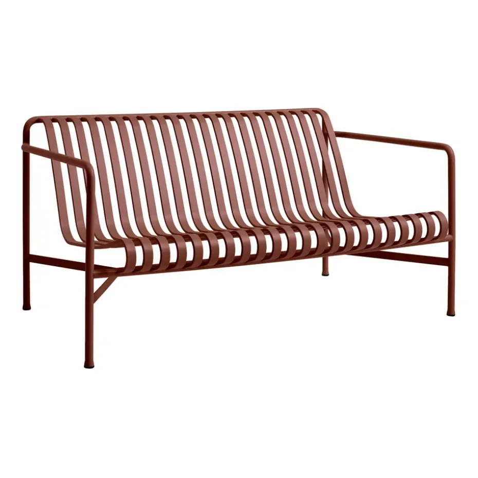 Sofá lounge Palissade, Iron red