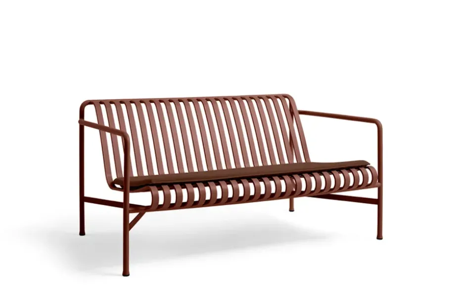 Sofá lounge Palissade, Iron red