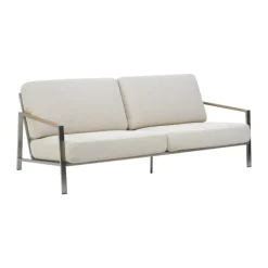 Sofá Naos, Stainless steel-dot beige, 2,5 plazas
