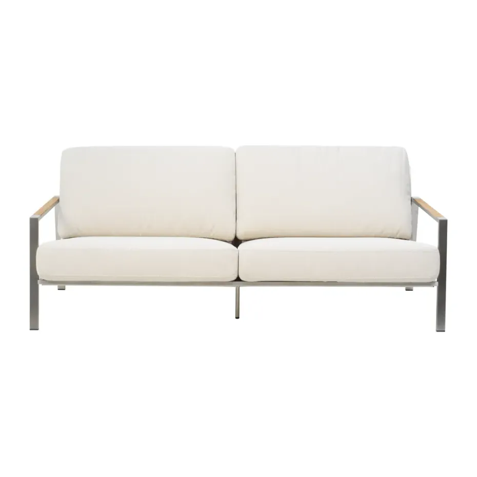 Sofá Naos, Stainless steel-dot beige, 2,5 plazas